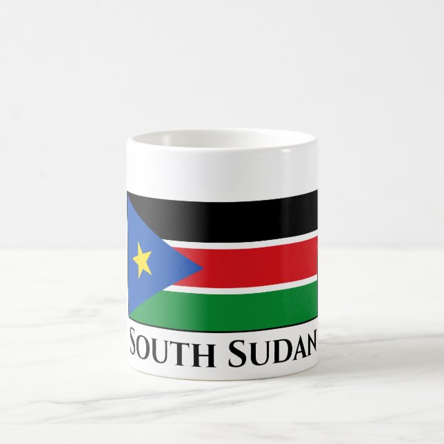 Mug Drapeau du Soudan du Sud (Centre)