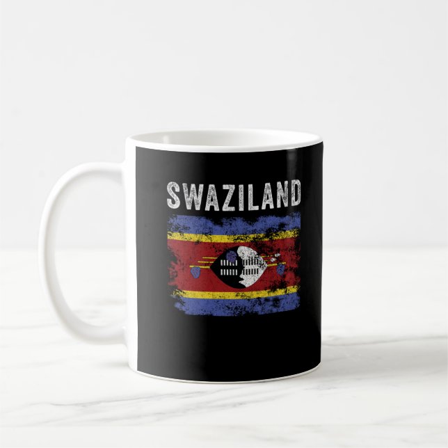Mug Drapeau du Swaziland - Drapeau du Swaziland (Gauche)