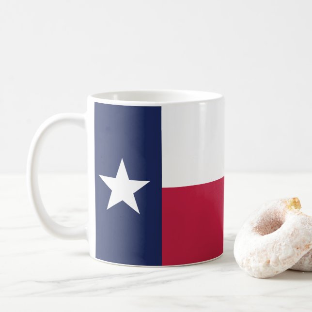 Mug Drapeau du Texas (Avec donut)