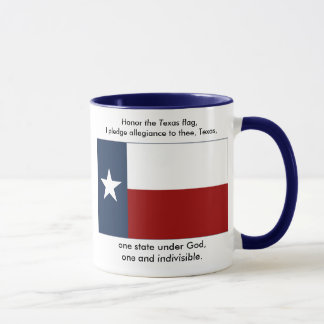 Mug Drapeau du Texas - engagement du Texas