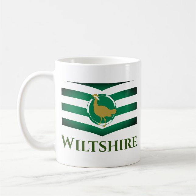 Mug Drapeau du Wiltshire - ANGLETERRE (Gauche)