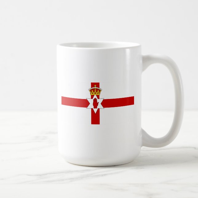 Mug Drapeau d'ulster d'Irlande du Nord (Droite)