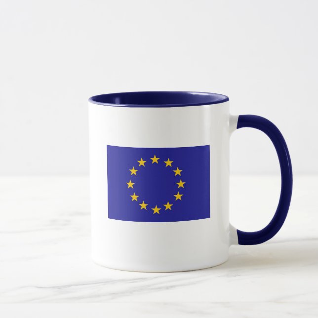 Mug Drapeau d'Union européenne (Droite)