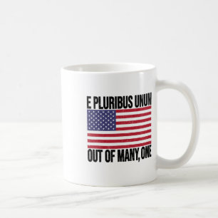 Mug Drapeau E Pluribus Unum Usa pour femmes hommes