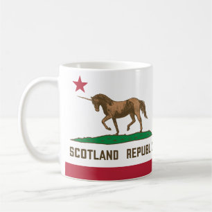 Mug Drapeau écossais Californie Unicorne