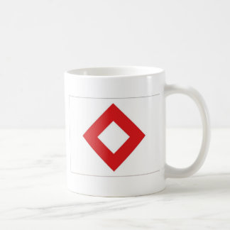 Mug Drapeau en cristal rouge de Croix-Rouge