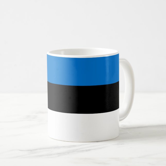 Mug Drapeau estonien (Devant droit)