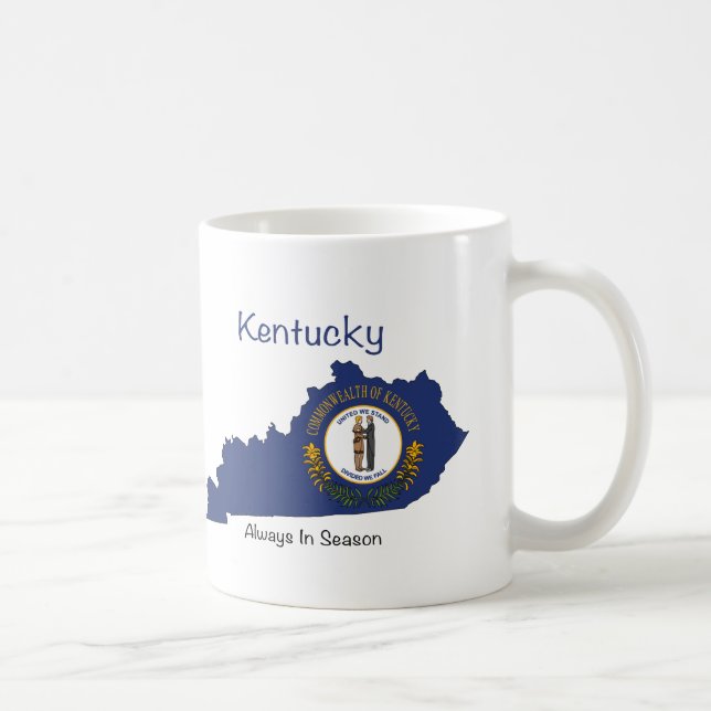 Mug Drapeau et carte du Kentucky (Droite)