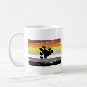 MUG DRAPEAU ET SYMBOLE DE FIERTÉ D'OURS PEINTS