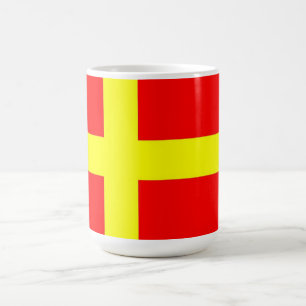 Mug Drapeau ethnique parlant suédois Scandinavie de