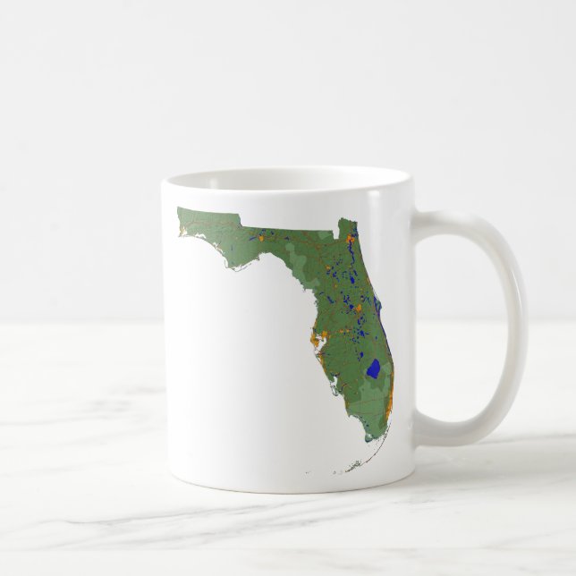 Mug Drapeau floridien + Musique de carte (Droite)
