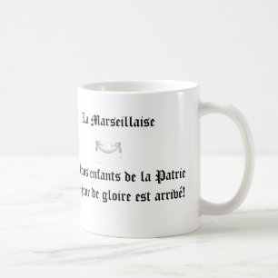 Mug Drapeau français & titre de l'hymne national & que