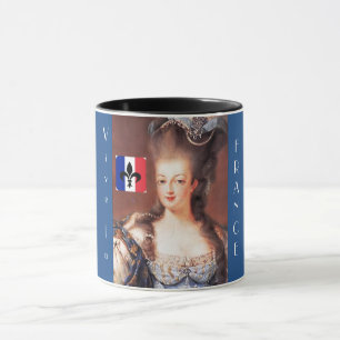 Mug Drapeau français Vive La France Marie Antoinette M