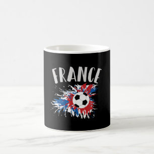 Mug Drapeau France de balle de football