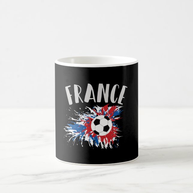 Mug Drapeau France de balle de football (Centre)