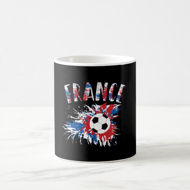 Mug Drapeau France de balle de football (Centre)