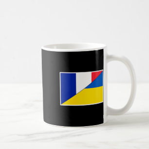 Mug Drapeau France Ukraine Soutien Français Ukrainien