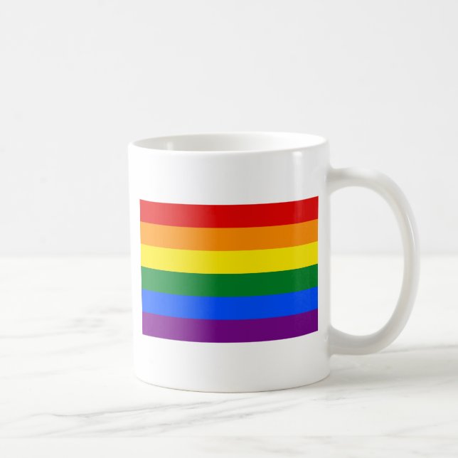 Mug Drapeau Gay pride arc-en-ciel LGBT (Droite)