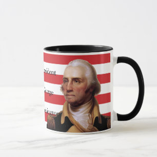Mug Drapeau George Washington et 13 étoiles