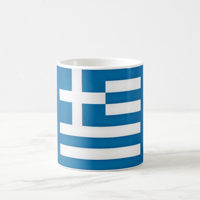 Mug Drapeau grec cool (Centre)