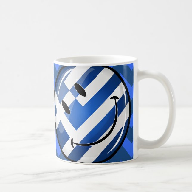 Mug Drapeau grec souriant (Droite)