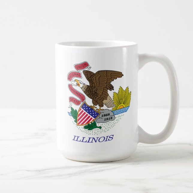 Mug Drapeau Illinois (Droite)