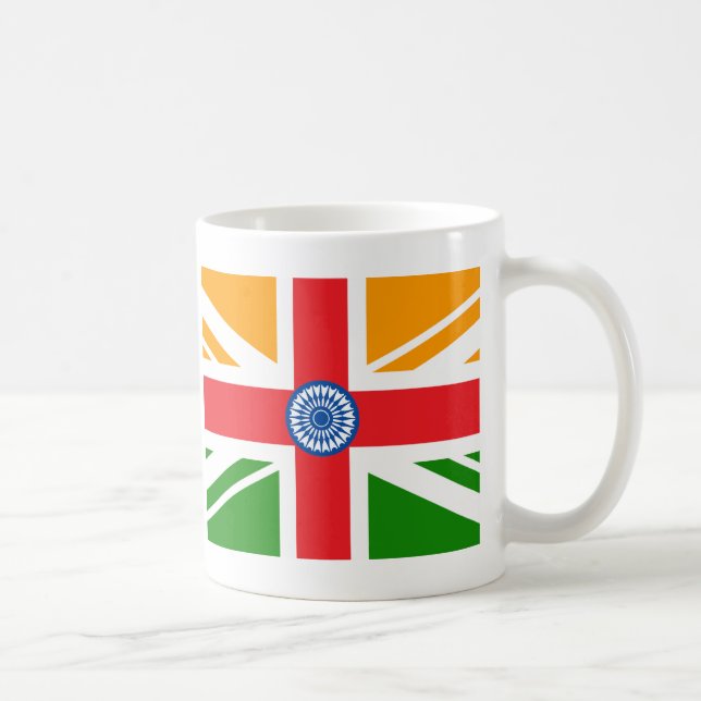 Mug Drapeau indien anglo (Droite)