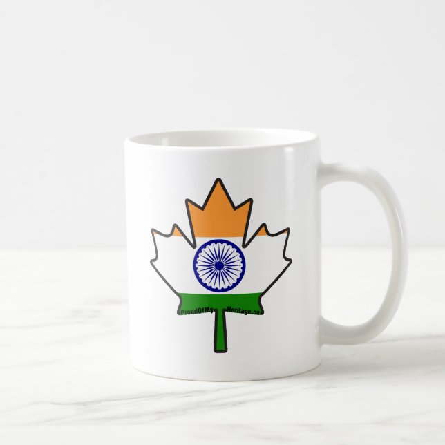 Mug Drapeau indien dans les articles canadiens de (Droite)