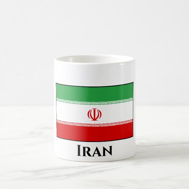 Mug Drapeau iranien (Centre)