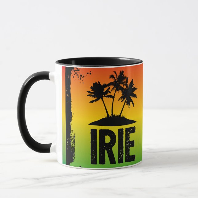 Mug Drapeau irlandais jamaïcain couleur caraïbe (Gauche)