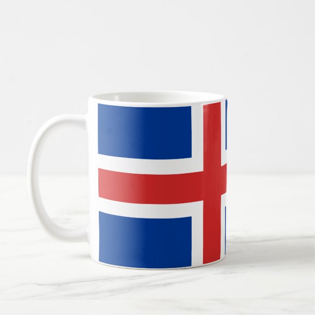 Mug Drapeau islandais (Gauche)