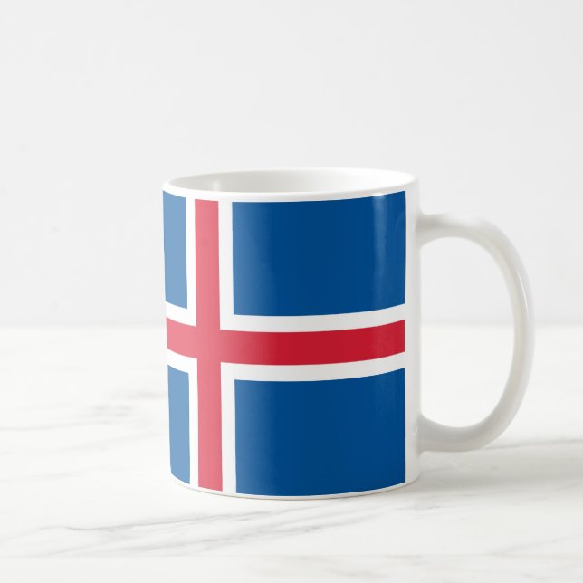 Mug Drapeau islandais en céramique Musique (Droite)