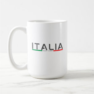 Mug Drapeau italien minimaliste New York italien