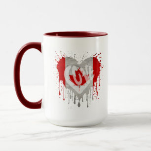 Mug Drapeau J'aime Canada