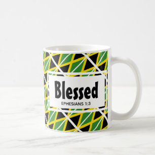 Mug Drapeau JAMAICA Patriotique Blanc Jamaïcain