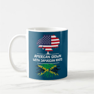 Mug drapeau jamaïcain américain