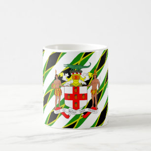Mug Drapeau jamaïcain de rayures