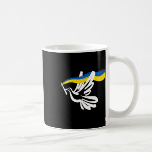 Mug Drapeau jaune bleu ukrainien avec soutien de colom