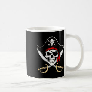 Mug Drapeau Jolly Roger Pirate Crâne Halloween