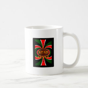 Mug Drapeau Kenya d'inspiration africaine - Art Abstra