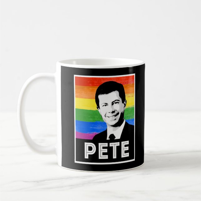Mug Drapeau LGBT de Pete (Gauche)
