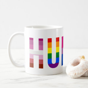 Mug Drapeau LGBT humain Mois de la fierté gay Transgen