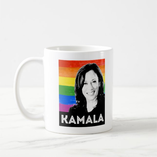 Mug Drapeau LGBT - KAMALA HARRIS 2020 (Gauche)