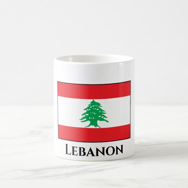 Mug Drapeau libanais (Centre)
