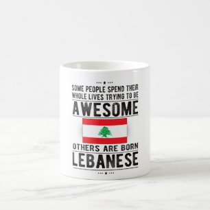 Mug Drapeau libanais Patrimoine libanais Racines liban
