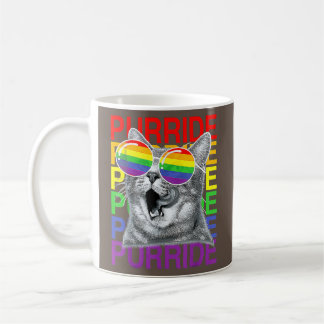 Mug Drapeau Lunettes de soleil LGBTQ mignonne Gay prid