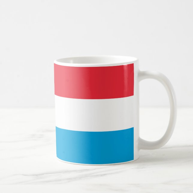 Mug Drapeau luxembourgeois en céramique (Droite)