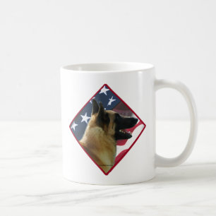 Mug Drapeau Malinois belge ; 4 juillet Malinois, États