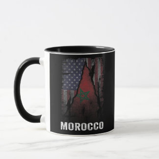 Mug Drapeau maure-américain Maroc Football marocain