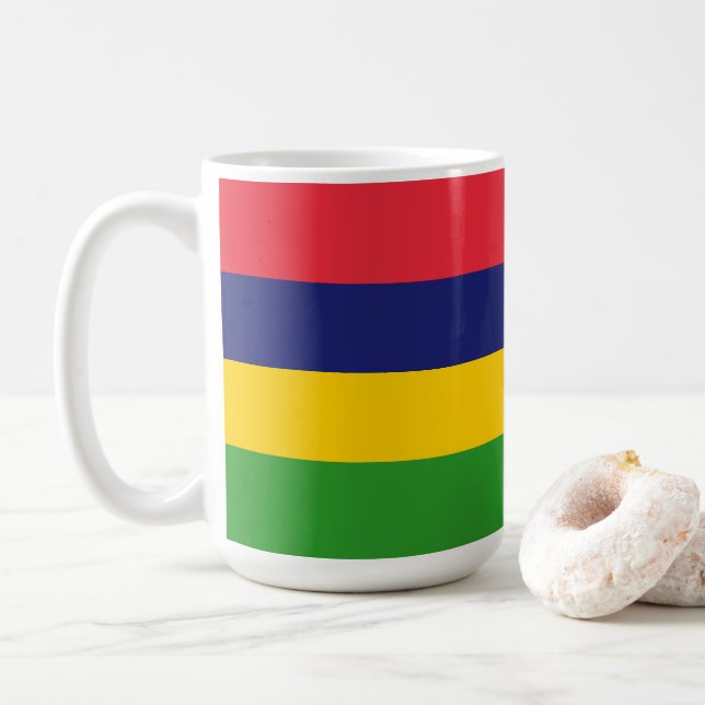 Mug Drapeau mauricien (Avec donut)